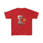Red Robot Dragon Kids Heavy Cotton T-Shirt - Teeny Tiny Dragons
