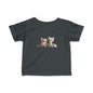 Frosty Twin Baby Dragons Infant Fine Jersey T-Shirt - Teeny Tiny Dragons