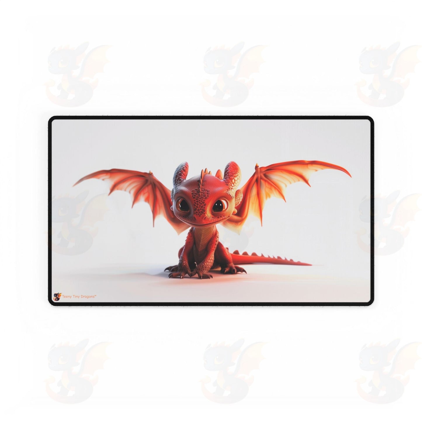 Mouse Mats with Beautiful Red Dragon