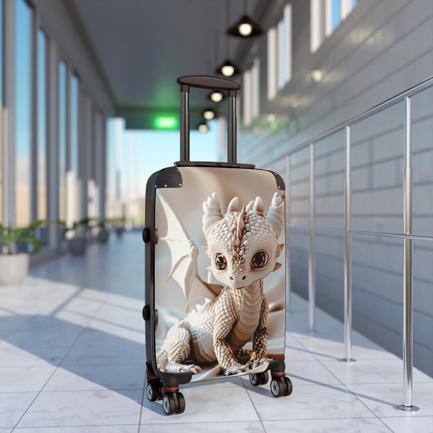 Baby White Dragon Suitcase - Teeny Tiny Dragons
