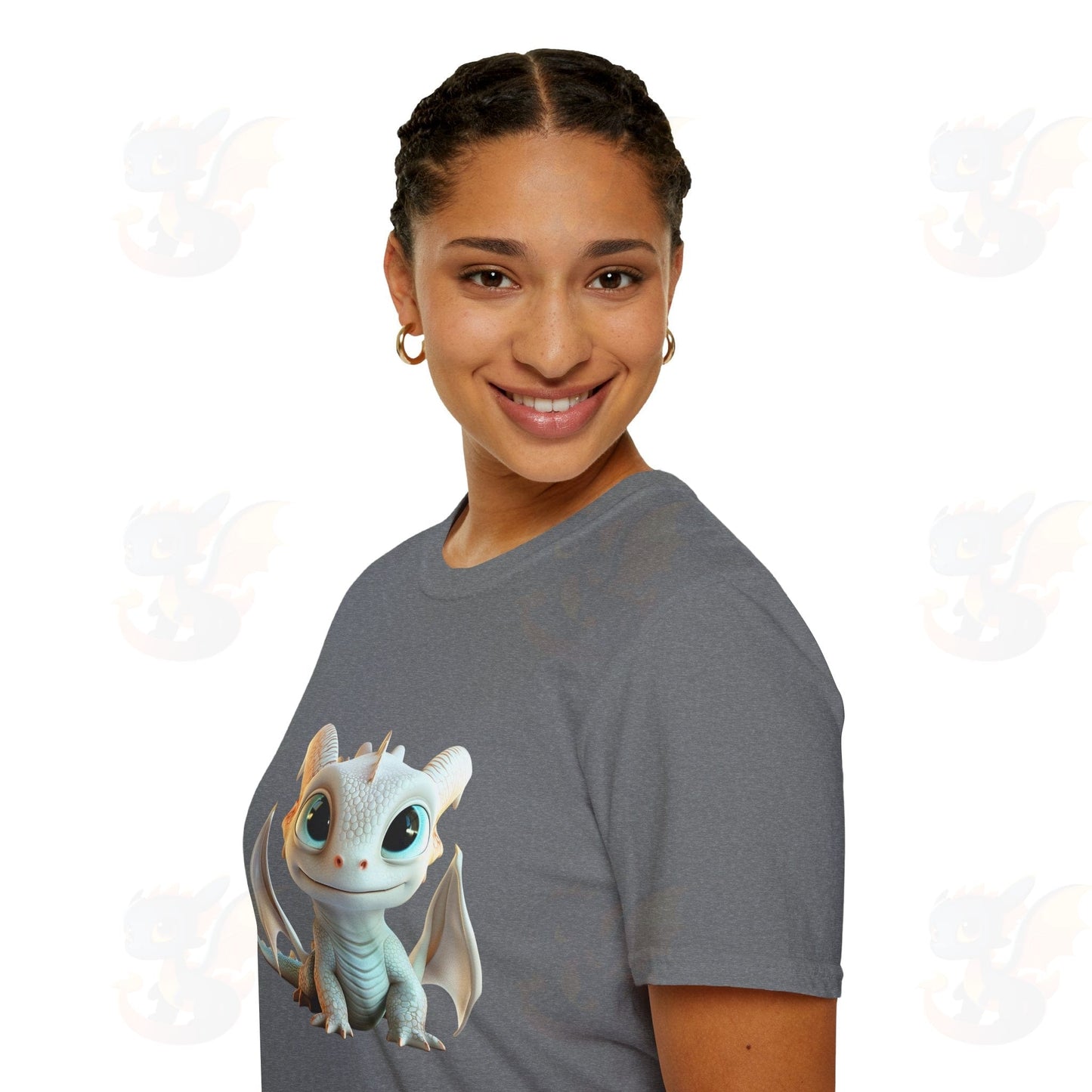 Cute Little Dragon - Unisex Softstyle T-Shirt