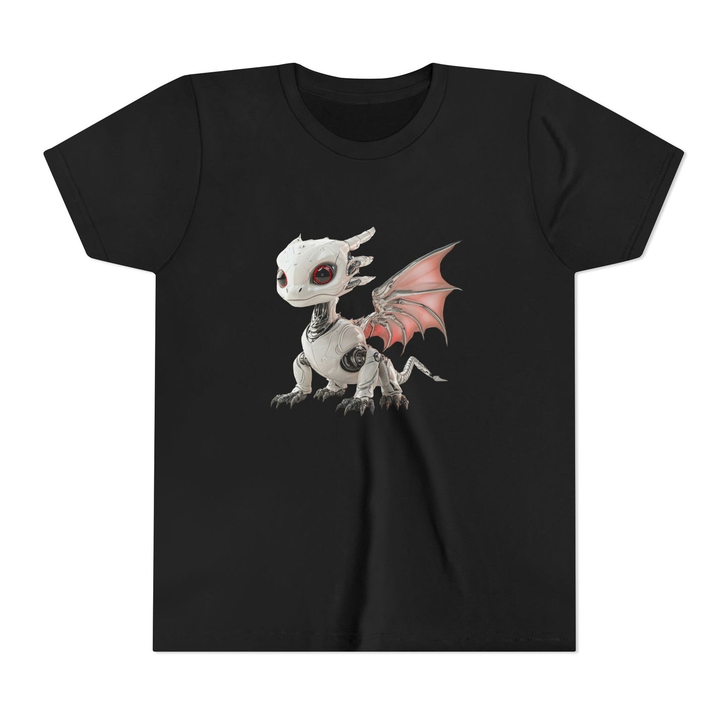 A Cool Robot Dragon - Youth Short Sleeve T-Shirt - Teeny Tiny Dragons