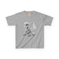 Little White Robot Dragon Kids Heavy Cotton T-Shirt - Teeny Tiny Dragons