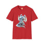 Gorgeous Little Blue Dragon Adult Unisex Softstyle T-Shirt - Teeny Tiny Dragons