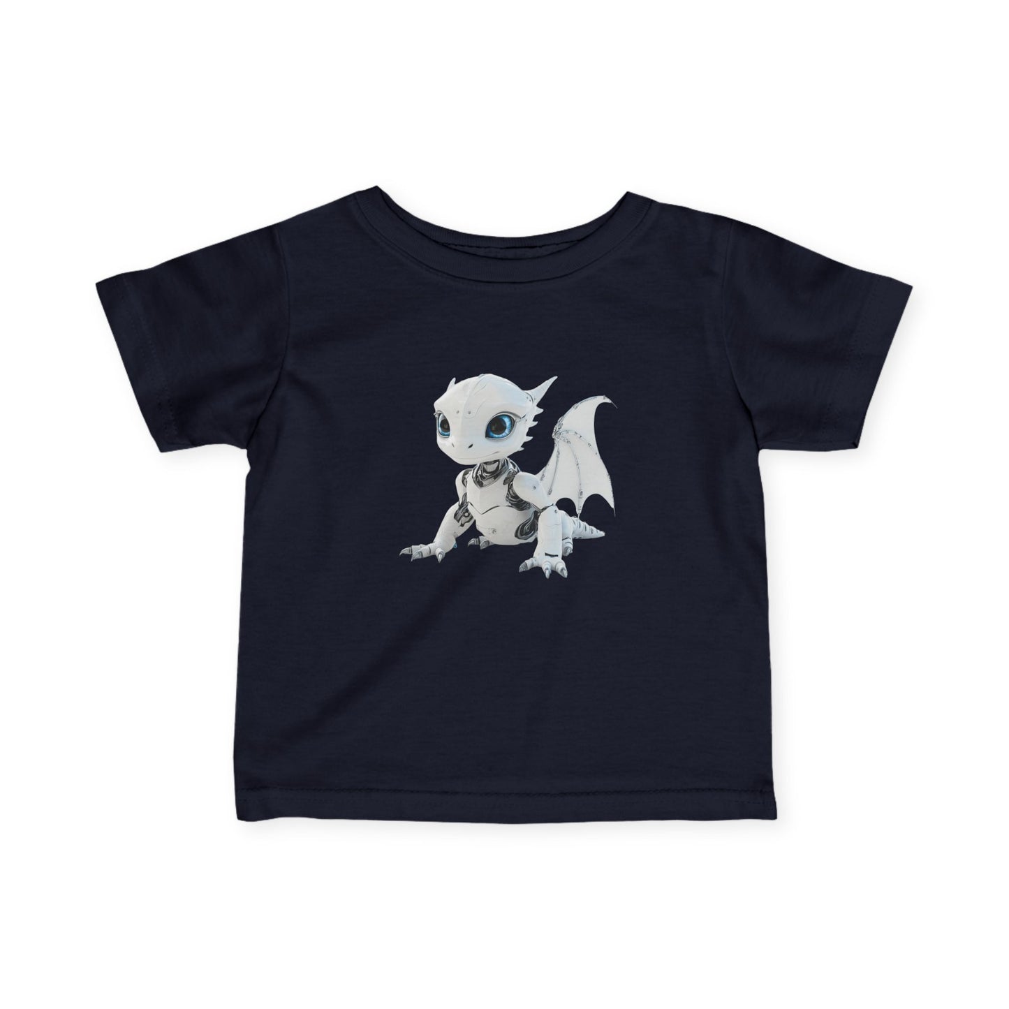 Happy Robot Dragon Infant Fine Jersey T-Shirt - Teeny Tiny Dragons
