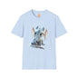 Gorgeous Little Blue Dragon Adult Unisex Softstyle T-Shirt - Teeny Tiny Dragons