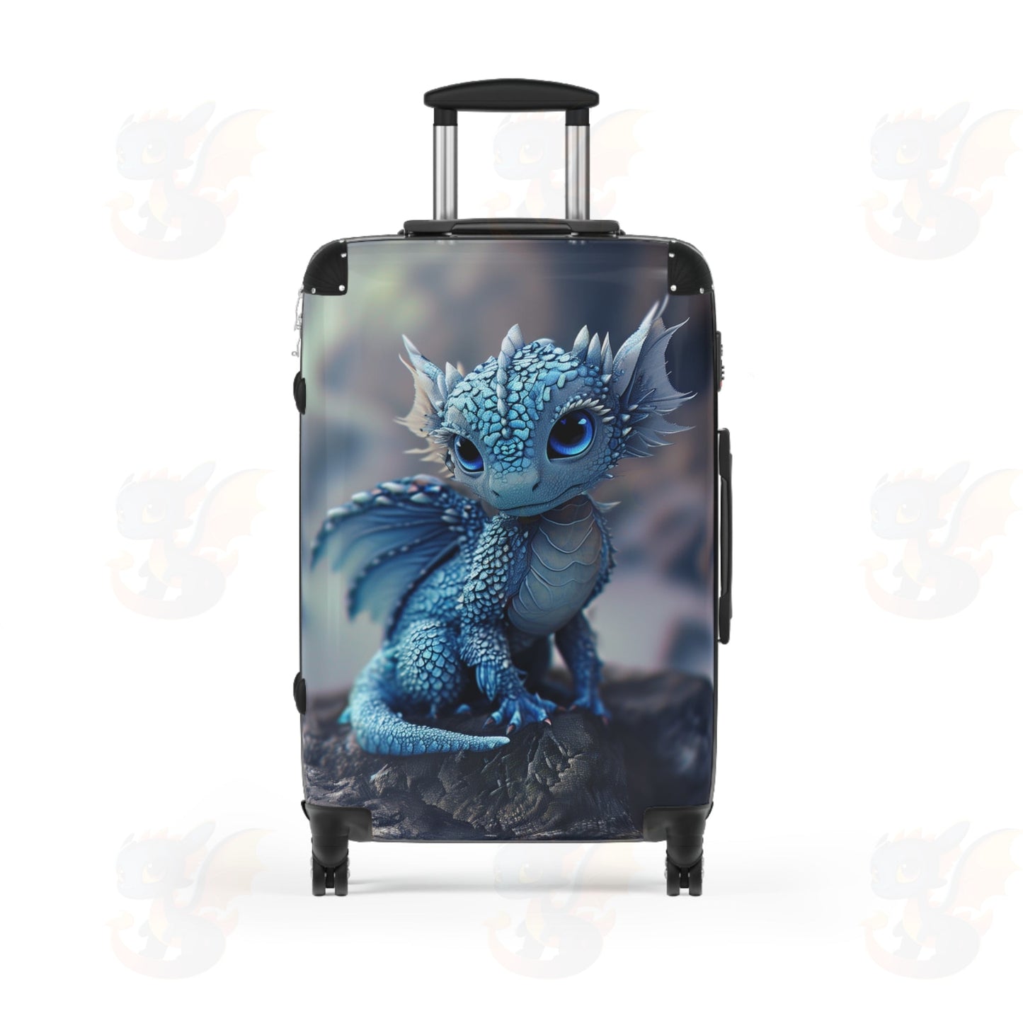 Suitcase With a  Magical Dragon Companion for Your Travels