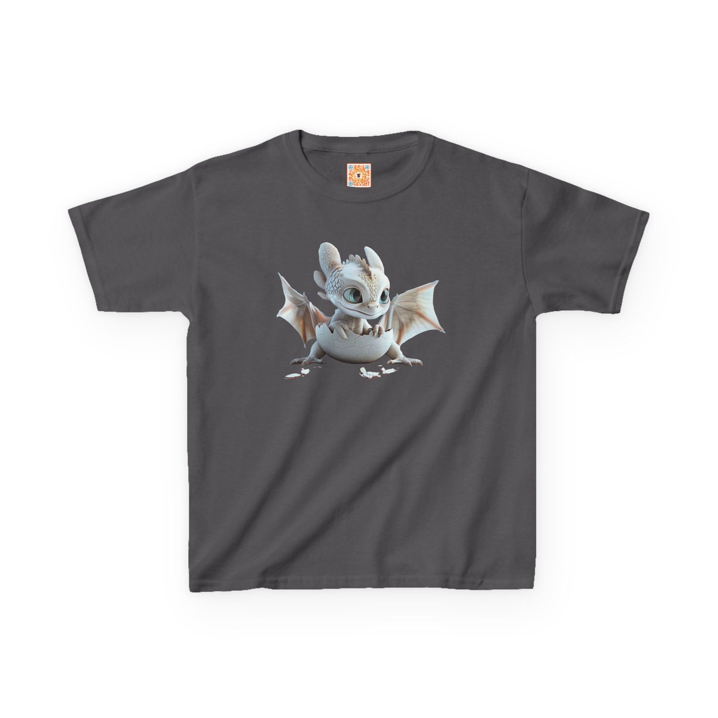 Baby Dragon Hatching Kids Heavy Cotton T-Shirt - Teeny Tiny Dragons