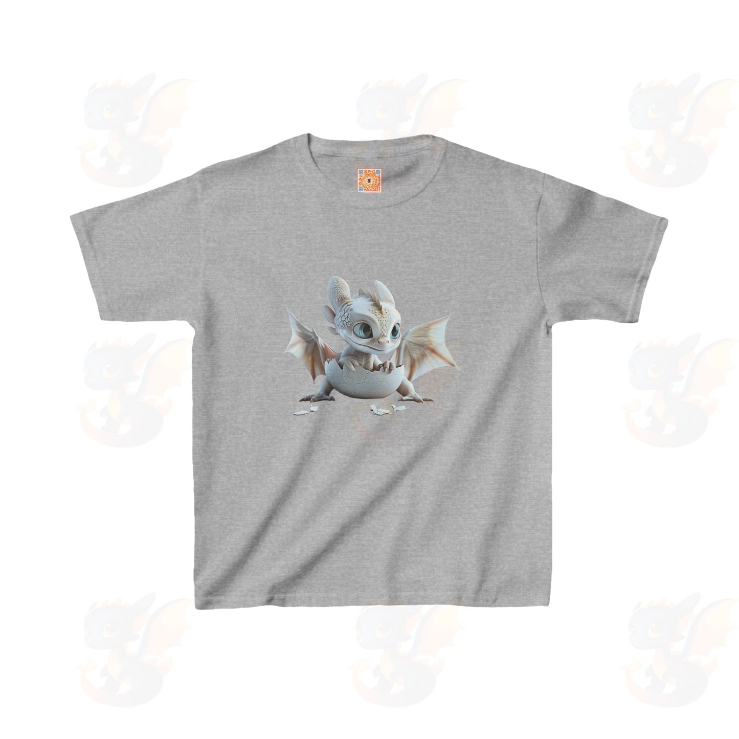 Cute Little Dragon - Kids Heavy Cotton™ T-Shirt