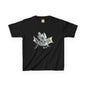 Silver Crystal Dragon Kids Heavy Cotton T-Shirt