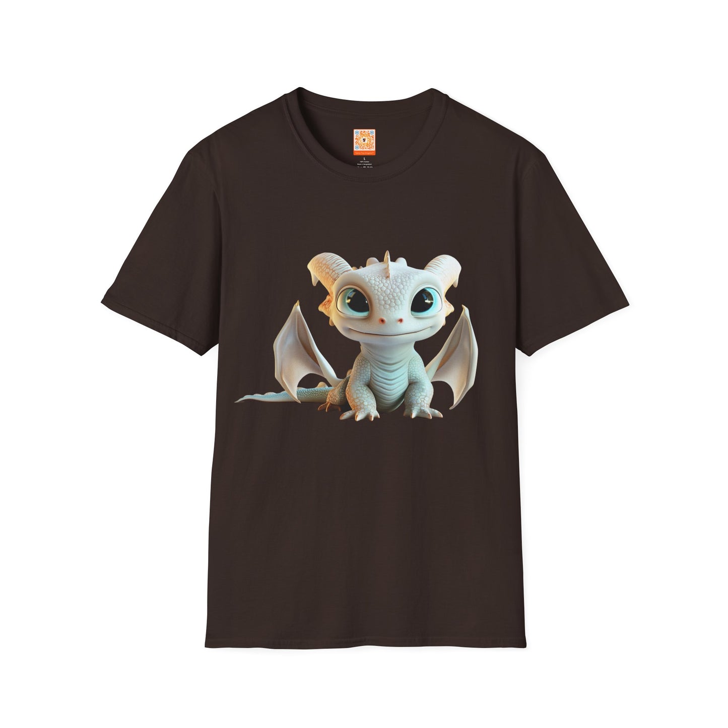 Cute Little Dragon Adult Unisex Softstyle T-Shirt - Teeny Tiny Dragons