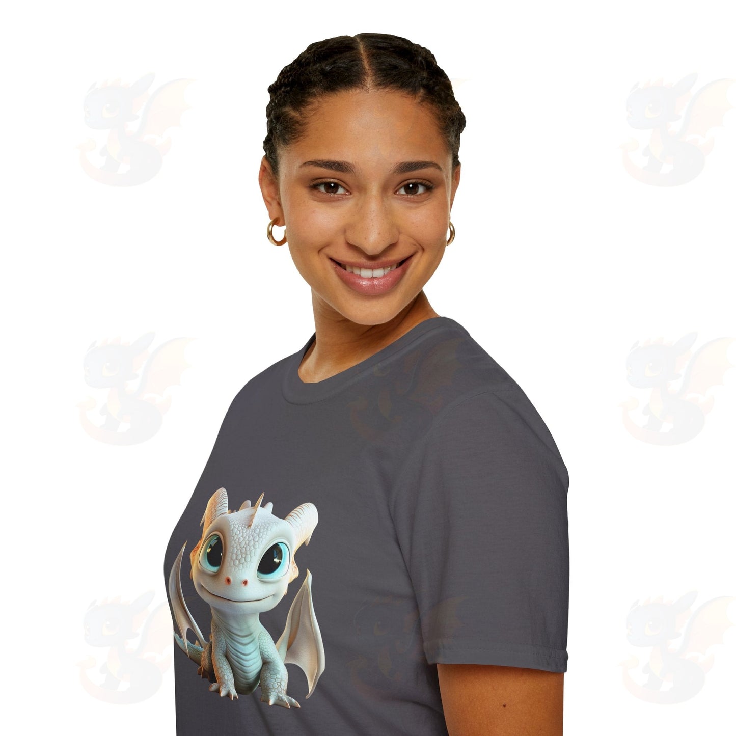 Cute Little Dragon - Unisex Softstyle T-Shirt