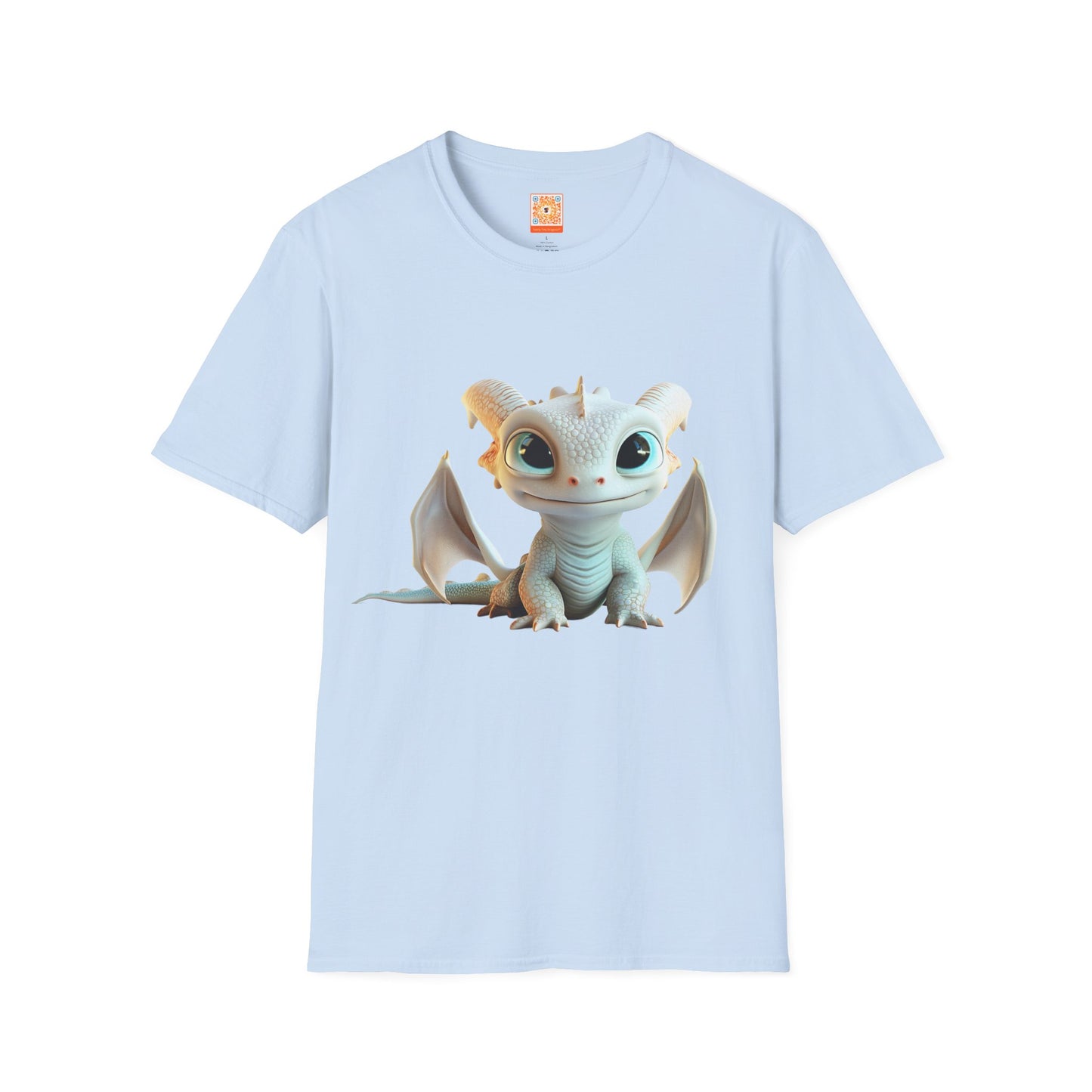 Cute Little Dragon Adult Unisex Softstyle T-Shirt - Teeny Tiny Dragons