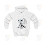 Cool Looking White Robot Dragon - Kids Hoodie