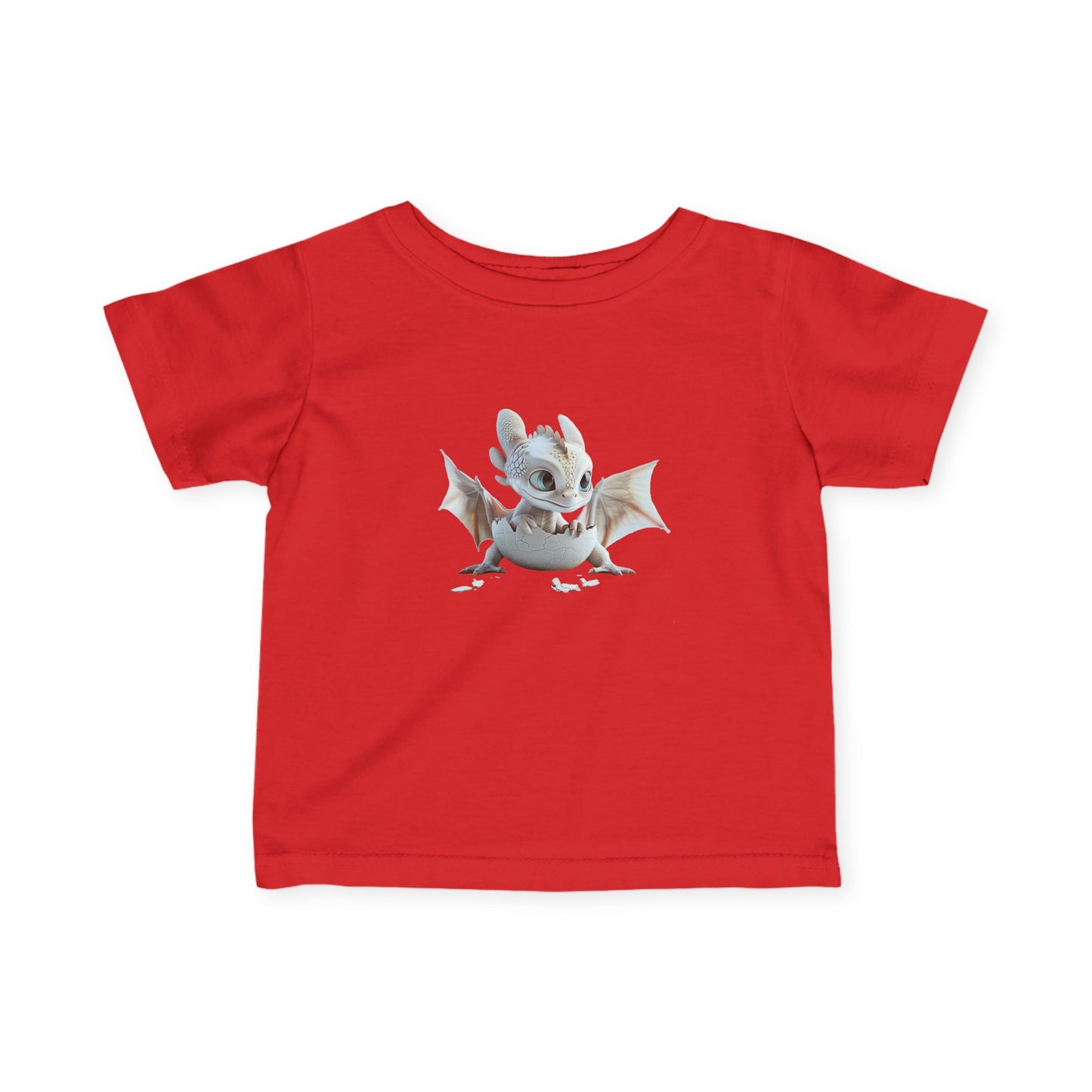 Sweet Little Dragon Infant Fine Jersey T-Shirt - Teeny Tiny Dragons