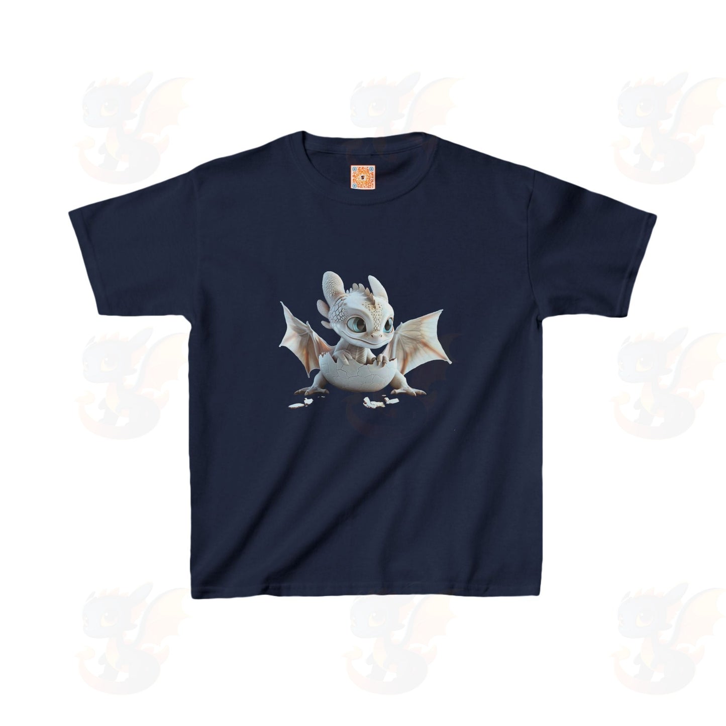 Cute Little Dragon - Kids Heavy Cotton™ T-Shirt