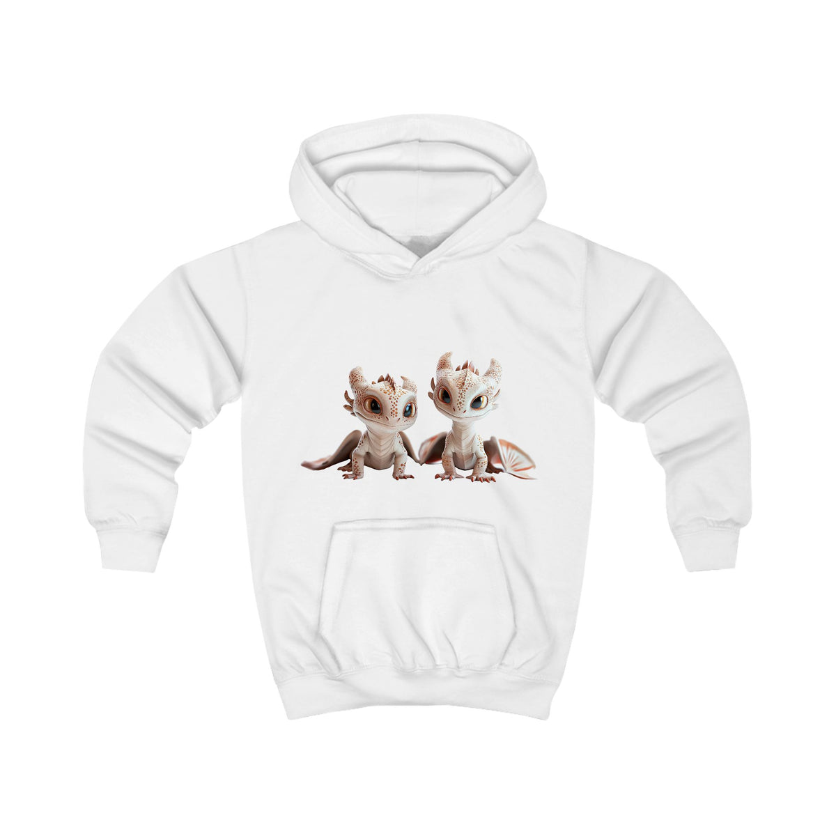 Twin Baby Dragons Kids Hoodie | Teeny Tiny Dragons