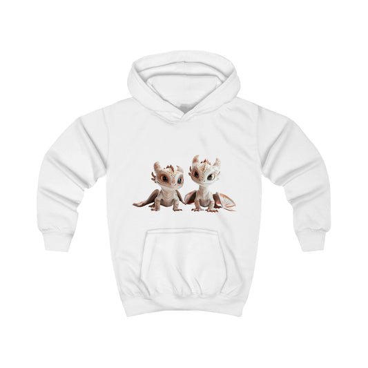 Twin Baby Dragons Kids Hoodie | Teeny Tiny Dragons