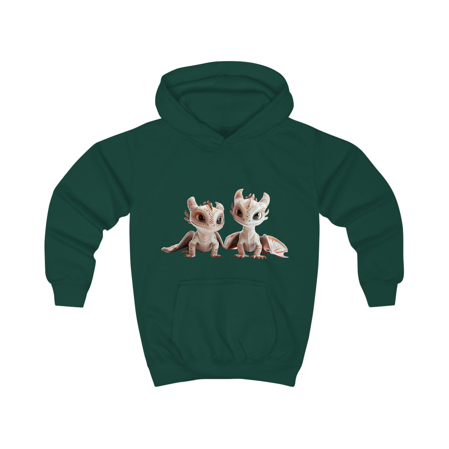 Twin Baby Dragons Kids Hoodie | Teeny Tiny Dragons