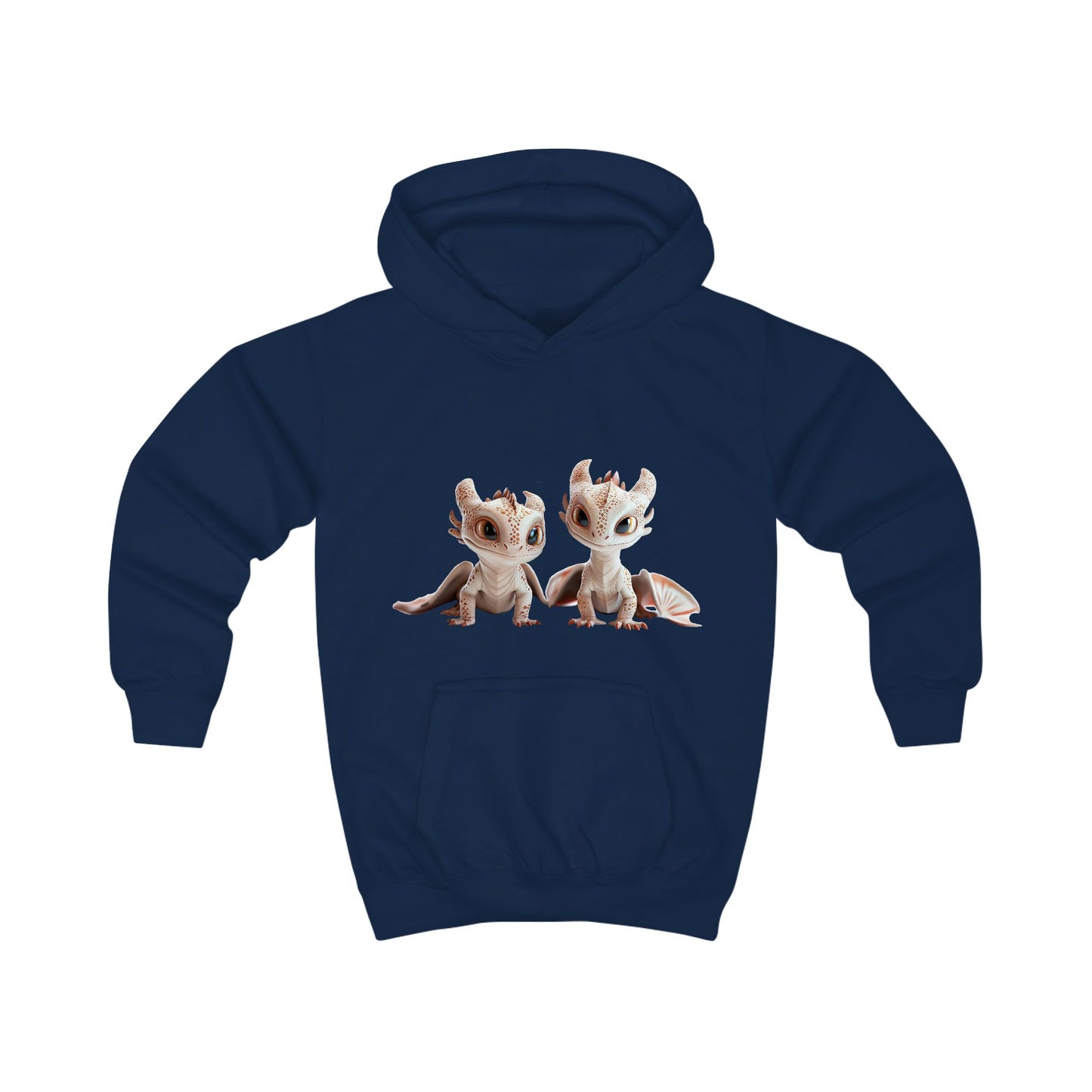 Twin Baby Dragons Kids Hoodie | Teeny Tiny Dragons