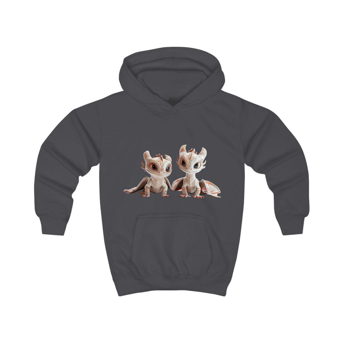 Twin Baby Dragons Kids Hoodie | Teeny Tiny Dragons