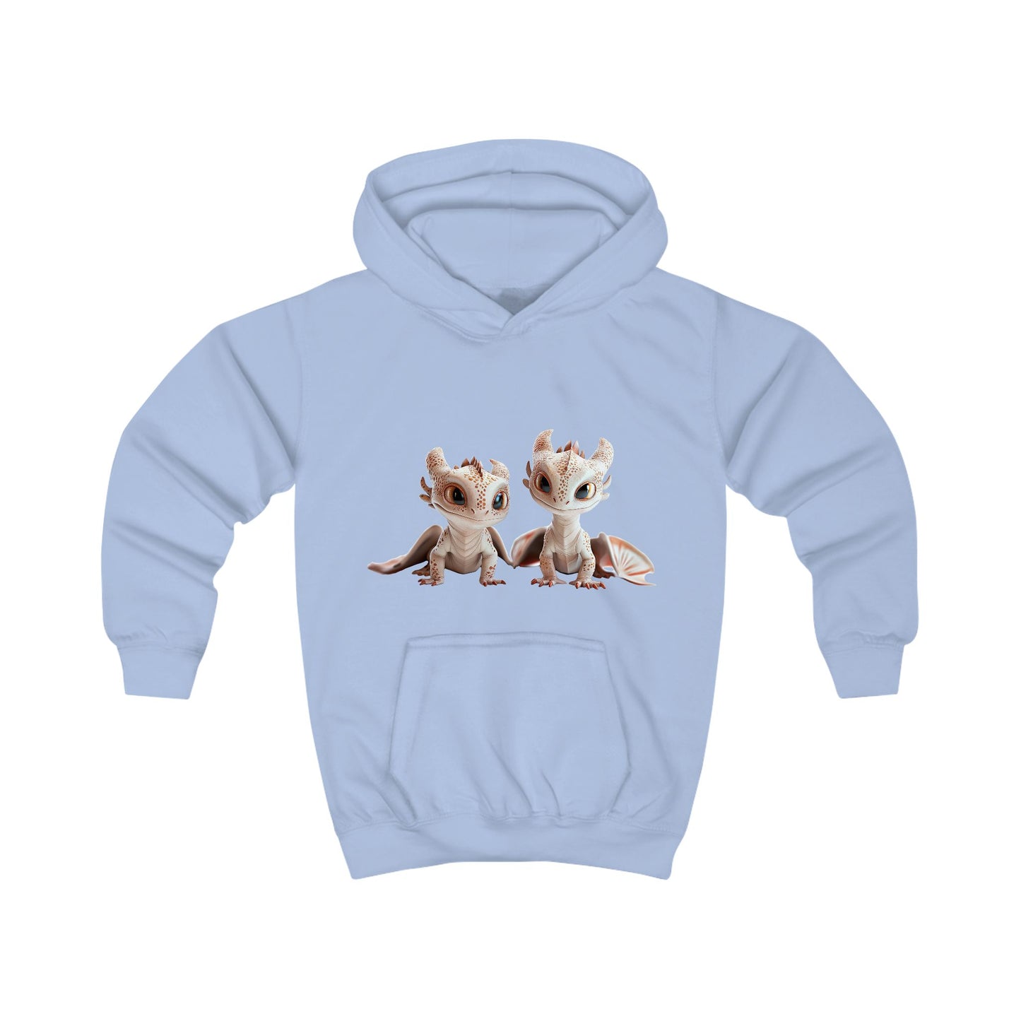 Twin Baby Dragons Kids Hoodie | Teeny Tiny Dragons