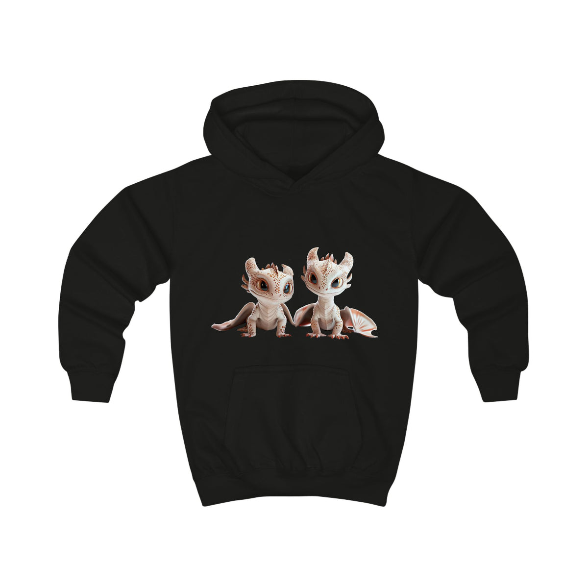 Twin Baby Dragons Kids Hoodie | Teeny Tiny Dragons