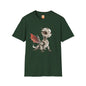 Chrome Robot Dragon Adult Unisex Softstyle T-Shirt - Teeny Tiny Dragons
