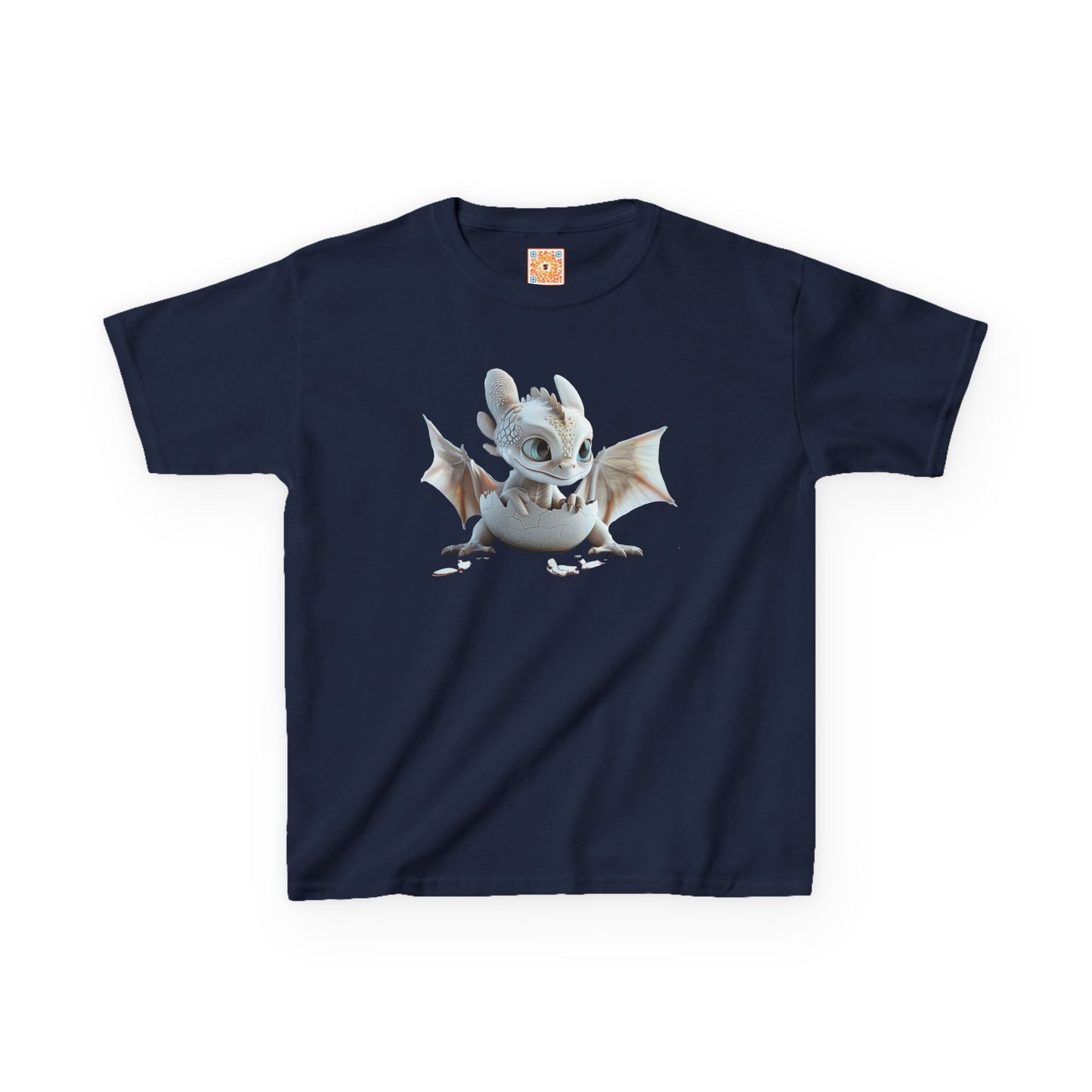 Baby Dragon Hatching Kids Heavy Cotton T-Shirt - Teeny Tiny Dragons