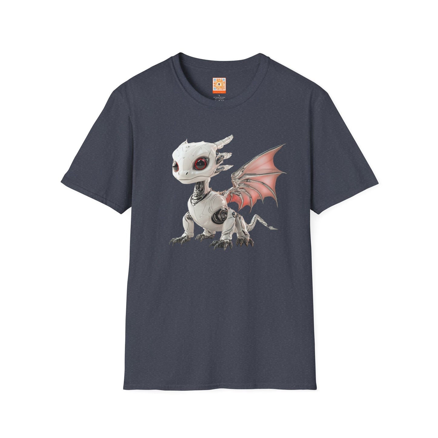 Blush Robot Dragon Adult T-Shirt - Teeny Tiny Dragons