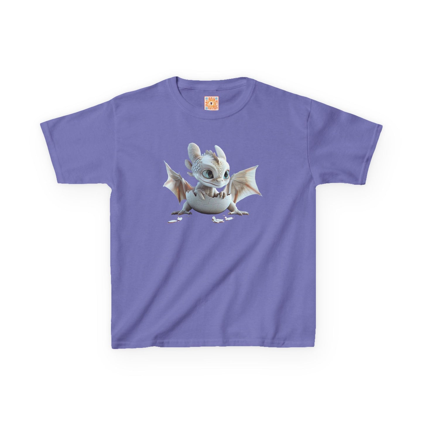 Baby Dragon Hatching Kids Heavy Cotton T-Shirt - Teeny Tiny Dragons