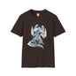 Gorgeous Little Blue Dragon Adult Unisex Softstyle T-Shirt - Teeny Tiny Dragons