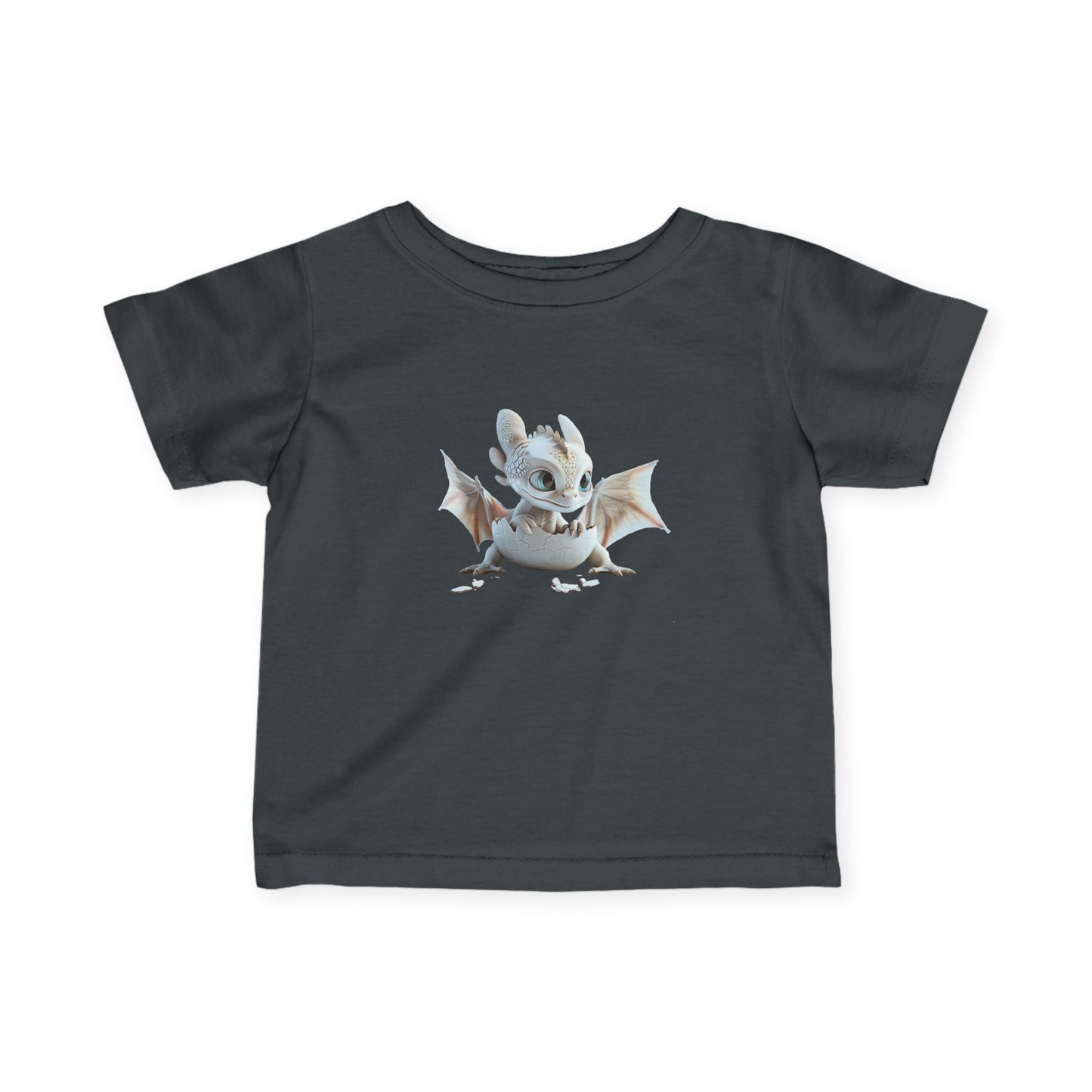 Sweet Little Dragon Infant Fine Jersey T-Shirt - Teeny Tiny Dragons