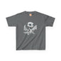 Cute White Robot Dragon Kids Heavy Cotton T-Shirt - Teeny Tiny Dragons