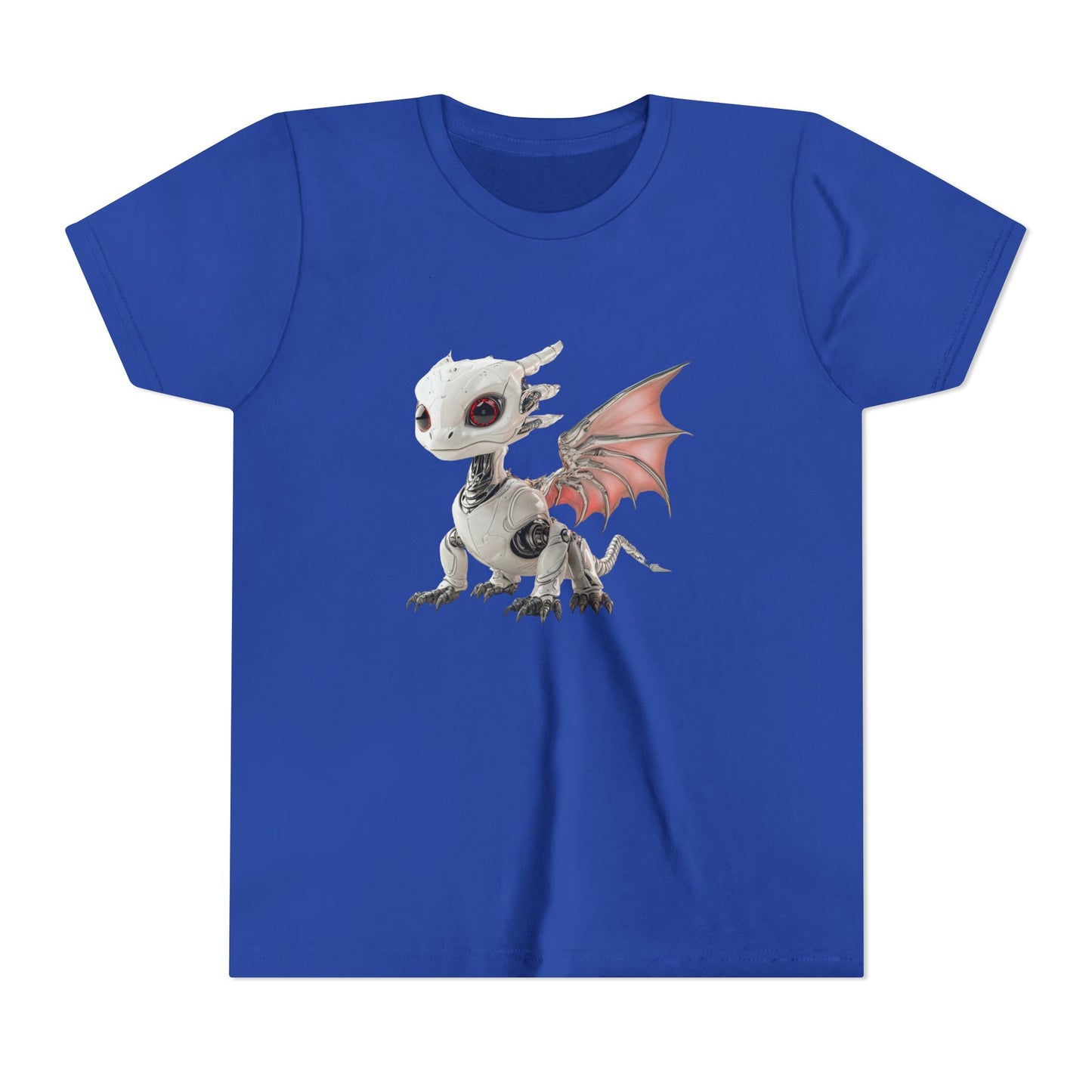A Cool Robot Dragon - Youth Short Sleeve T-Shirt - Teeny Tiny Dragons
