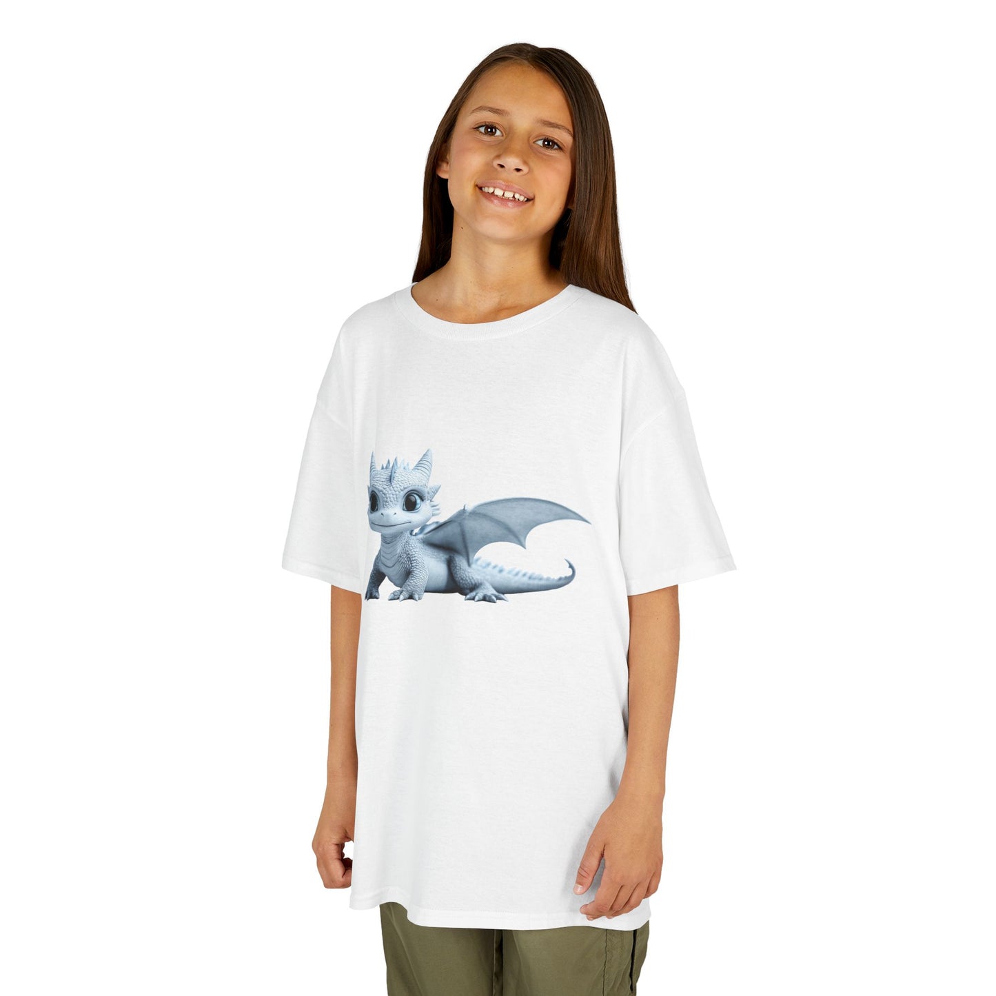 Blue Dragon Kids 100% Cotton T-Shirt - Teeny Tiny Dragons