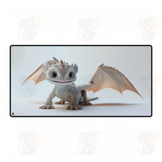 A Happy Smiley Little Dragon Mouse Mat