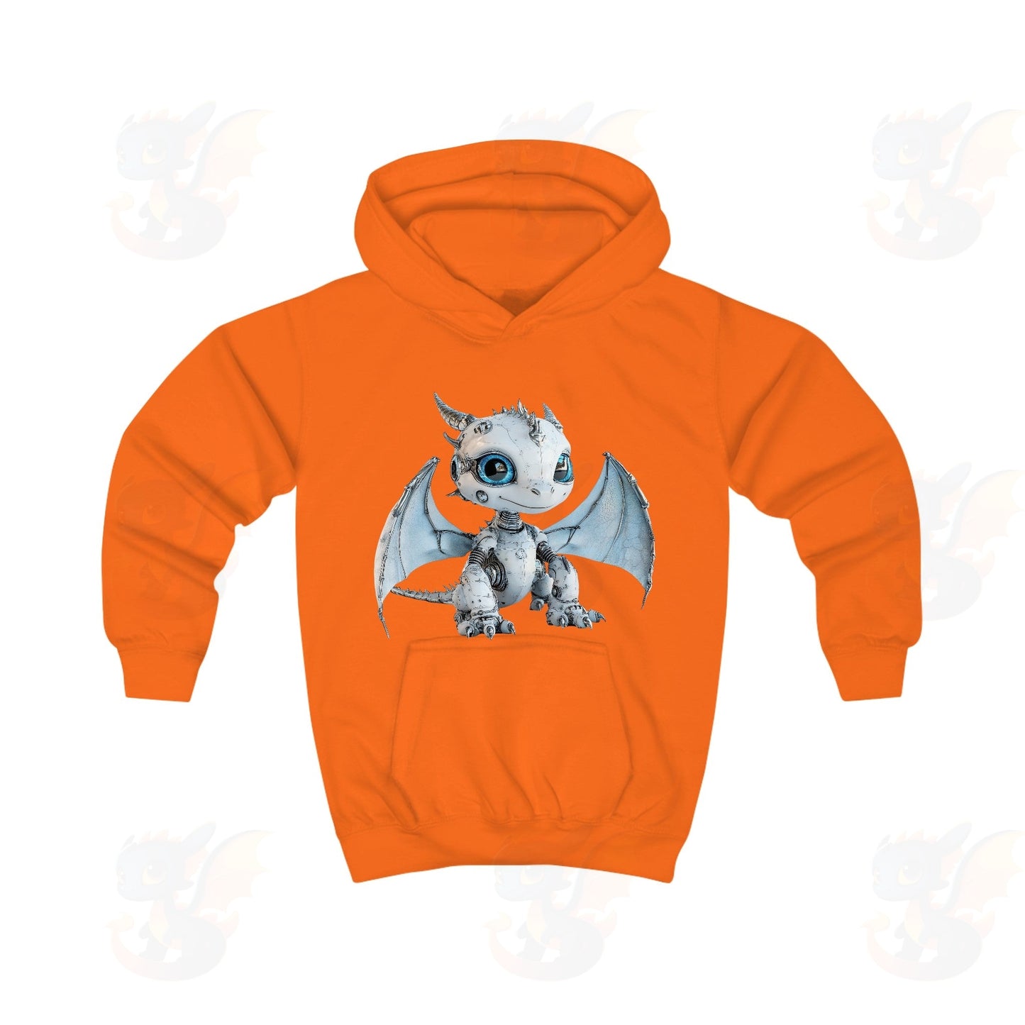 Cute Robot Dragon - Kids Hoodie