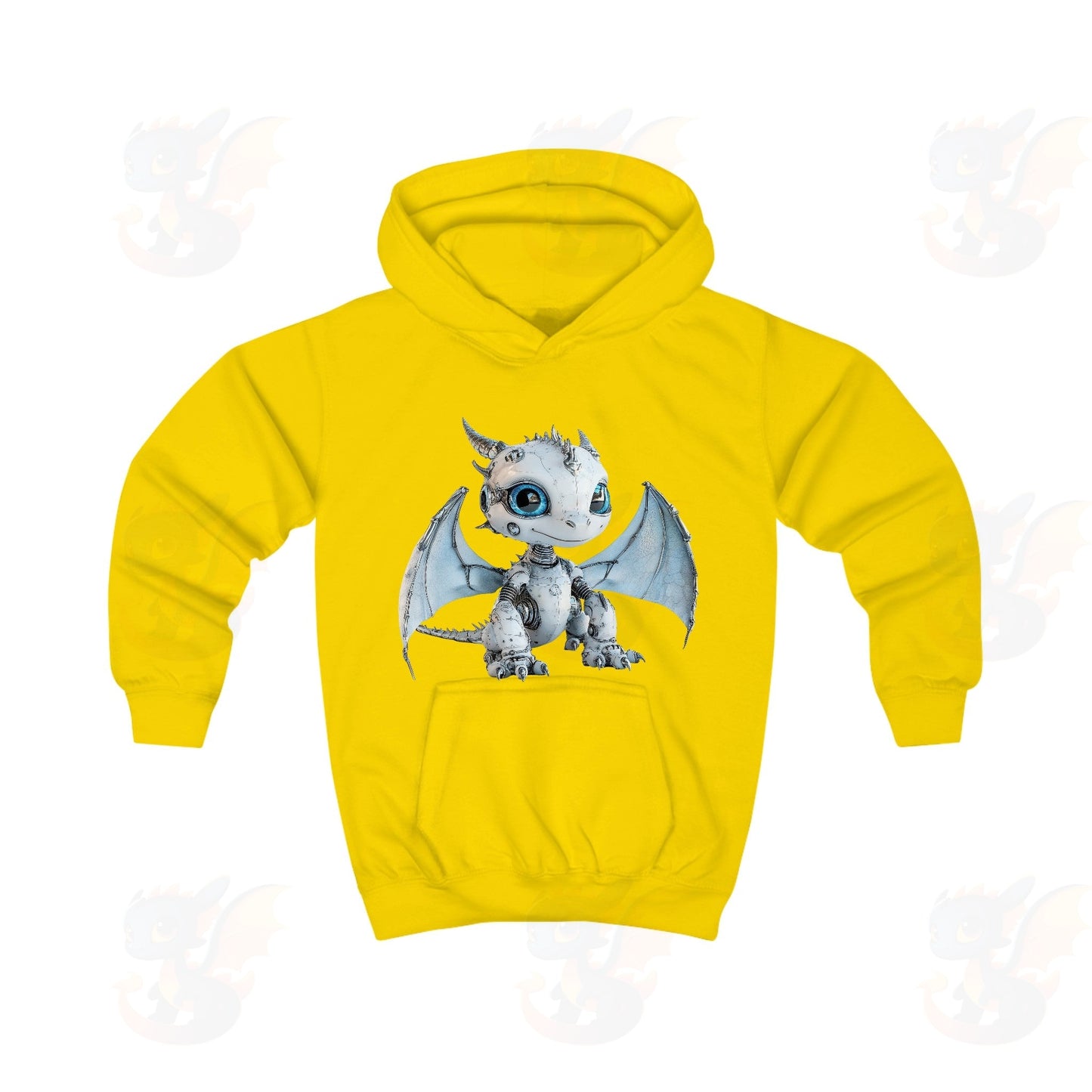 Cute Robot Dragon - Kids Hoodie