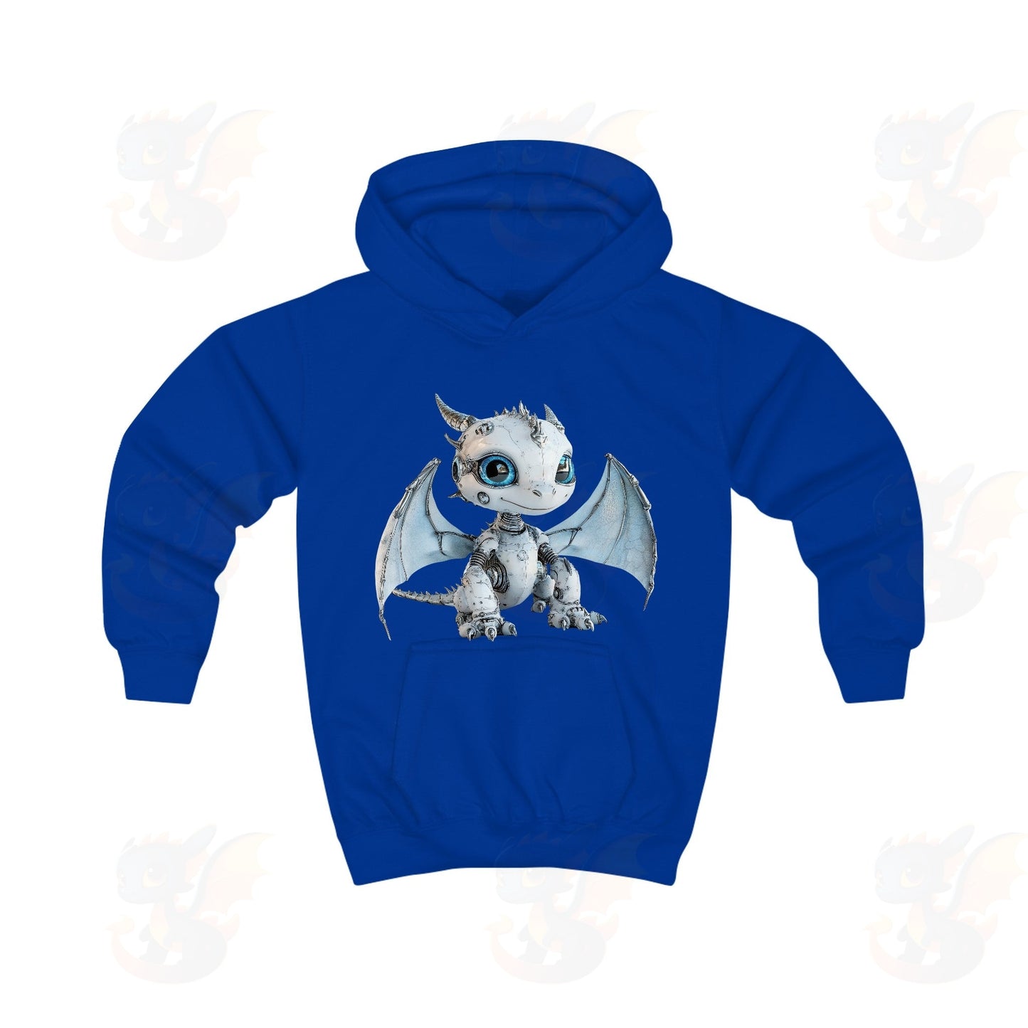 Cute Robot Dragon - Kids Hoodie