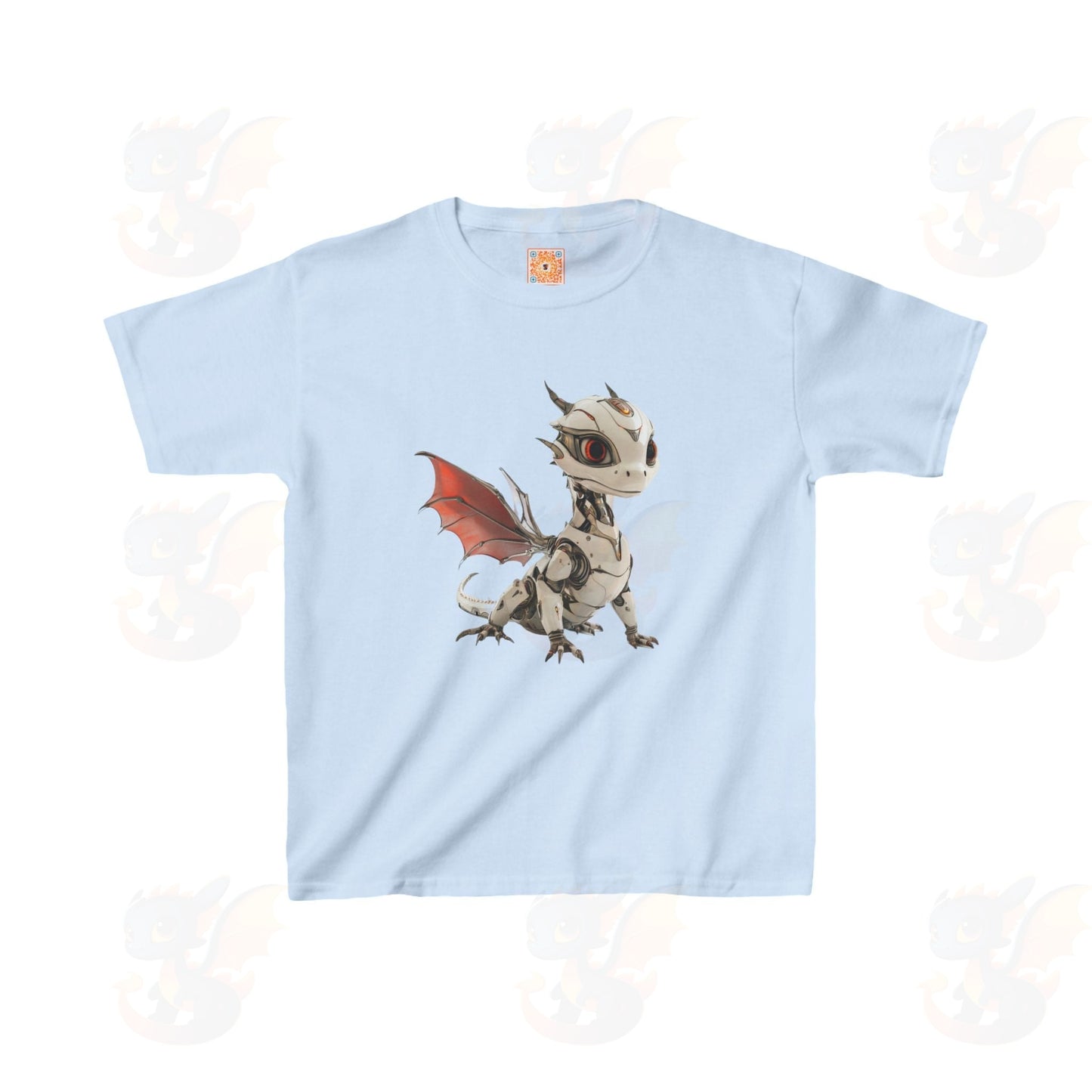 Cool Robot Dragon - Kids 100% Cotton T-Shirt