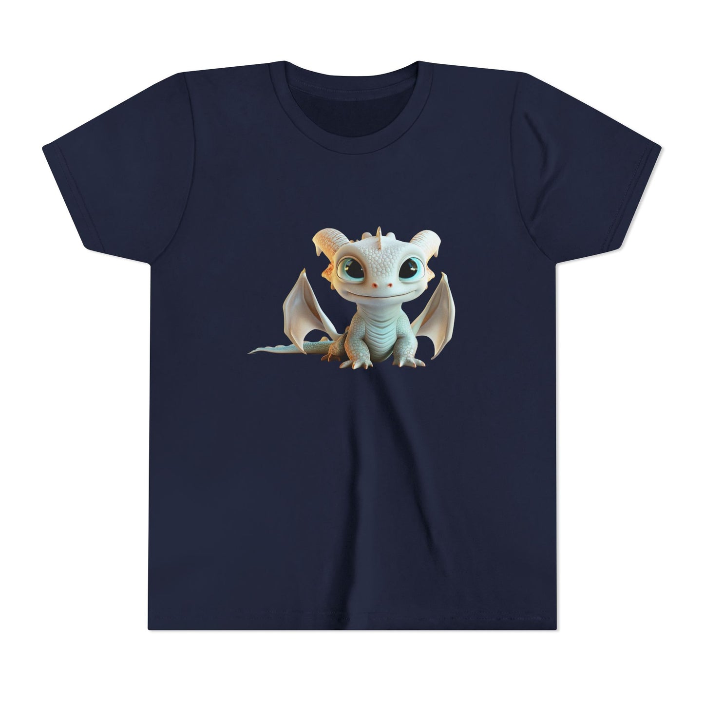 Big Eyed Baby Dragon - Youth Short Sleeve T-Shirt - Teeny Tiny Dragons