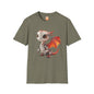 Big Eyed Baby Robot Dragon Adult Unisex Softstyle T-Shirt - Teeny Tiny Dragons