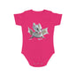 Short Sleeve Baby Bodysuit with an Adorable Baby Dragon