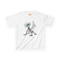 Blue Eyed Robot Dragon Heavy Cotton T-Shirt - Teeny Tiny Dragons