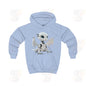 White Robot Dragon Design - Kids Hoodie