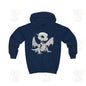 White Robot Dragon Design - Kids Hoodie