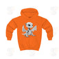 White Robot Dragon Design - Kids Hoodie