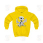 White Robot Dragon Design - Kids Hoodie