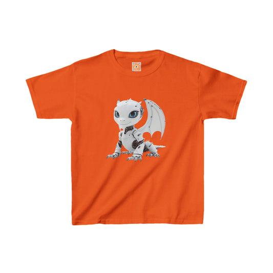 Happy Robot Dragon, Kids Heavy Cotton™ T-shirt